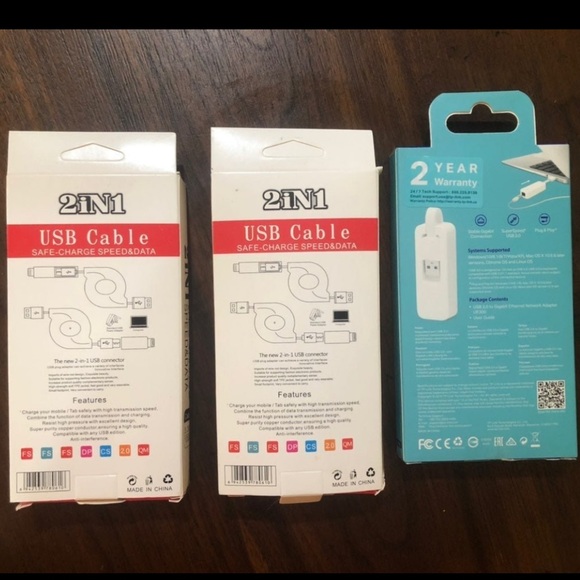 New Data Charging Cables and Ethernet Connector - Picture 2 of 2